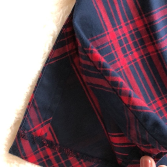 Old Navy Red and Navy Pencil Skirt - Picture 2 of 6